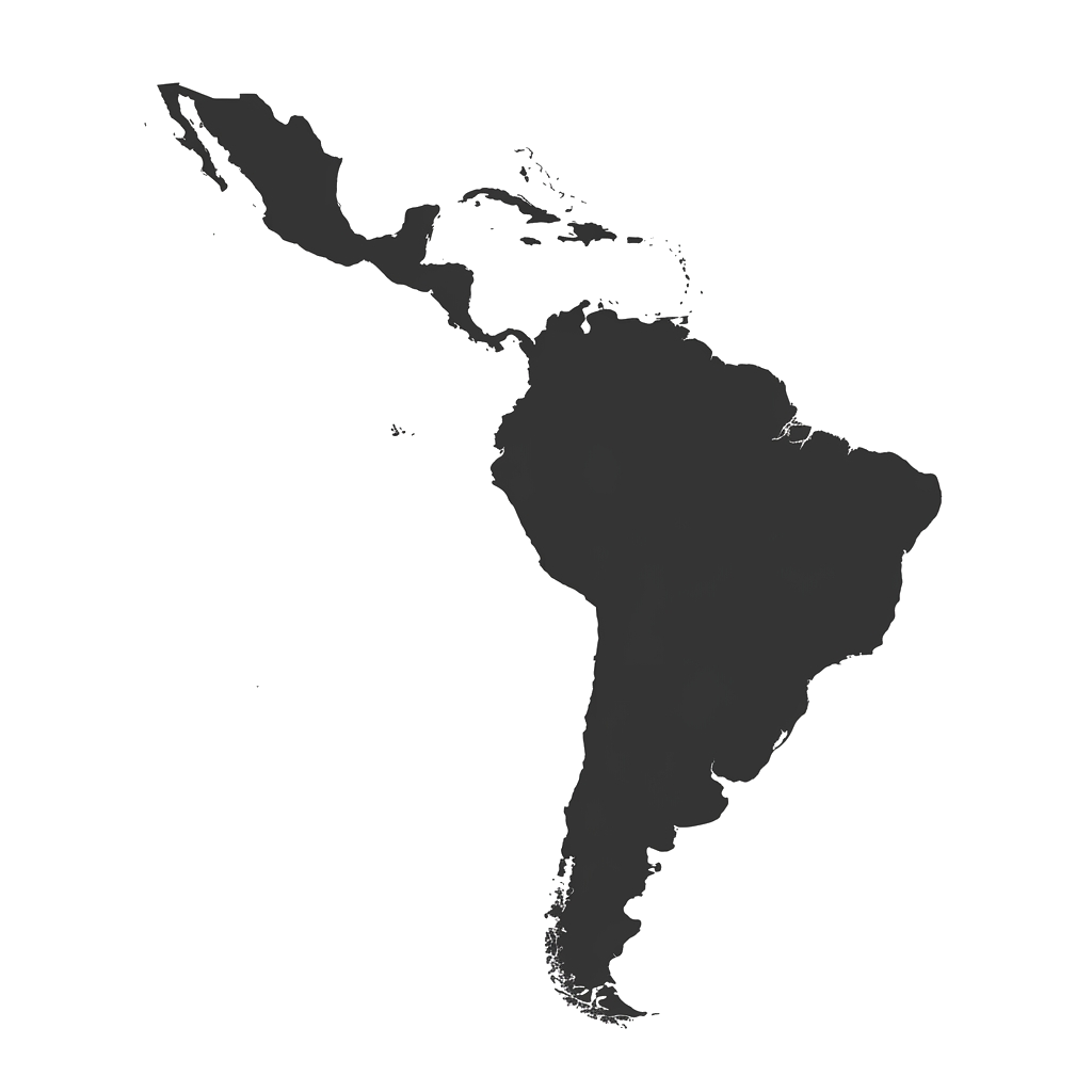 Mapa da América Latina